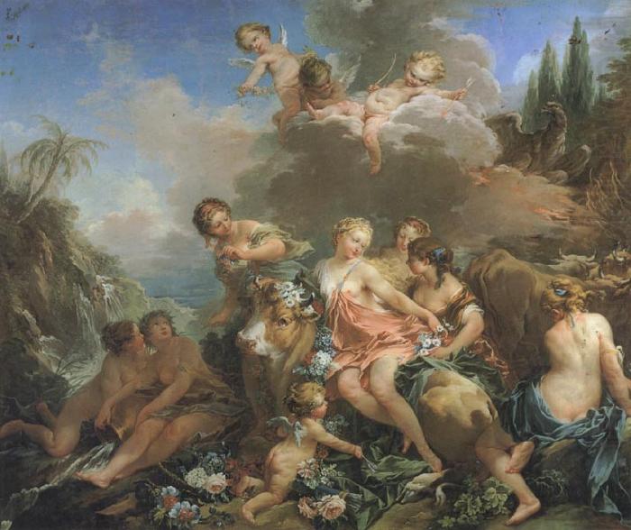 Francois Boucher The Rape of Europa china oil painting image